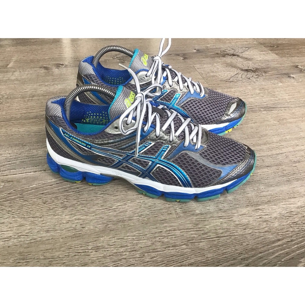 Asics Gel-Cumulus Women's Size 10 Wide Running Shoes Sneakers Blue/Silver T297N